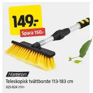 Jula Teleskopisk tvättborste 113-183 cm erbjuda