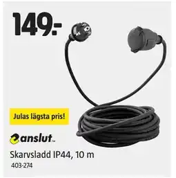 Jula Skarvsladd IP44, 10 m erbjuda