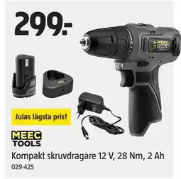 Jula Kompakt skruvdragare 12 V, 28 Nm, 2 Ah erbjuda