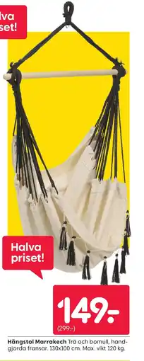 Rusta Hängstol Marrakech erbjuda
