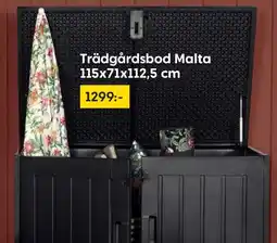 Rusta Trädgårdsbod Malta erbjuda