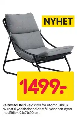 Rusta Relaxstol Bari erbjuda