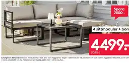 Rusta Loungeset Verona erbjuda