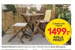 Rusta Caféset Villastad erbjuda