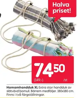 Rusta Hamamhandduk XL erbjuda