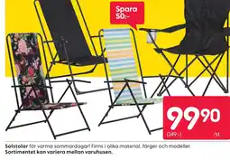 Rusta Solstolar erbjuda
