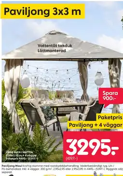Rusta Paviljong Maui erbjuda