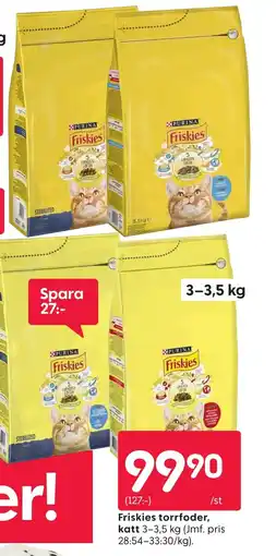 Rusta Friskies torrfoder erbjuda