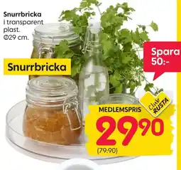 Rusta Snurrbricka erbjuda