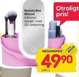 Rusta Beauty Box Mimmi erbjuda