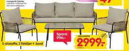 Rusta Loungeset Cannes erbjuda