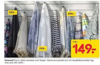 Rusta Parasoll erbjuda