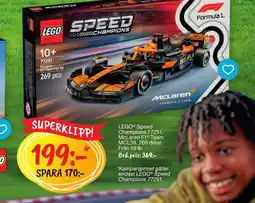 Leklust LEGO® Speed Champions 77251. McLaren F1® Team MCL38. 269 delar. Från 10 år. erbjuda