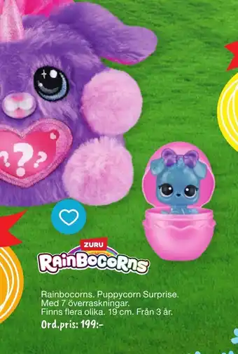 Leklust Rainbocorns. Puppycorn Surprise. Med 7 överraskningar. erbjuda