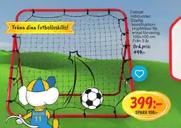Leklust Fotboll rebounder. Stadig konstruktion. erbjuda