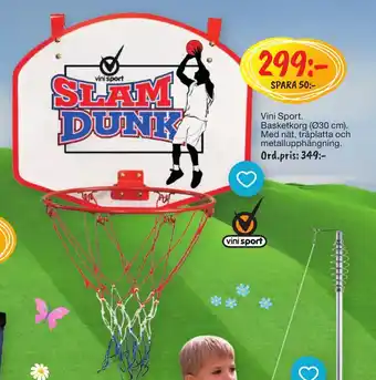 Leklust Vini Sport. Basketkorg erbjuda