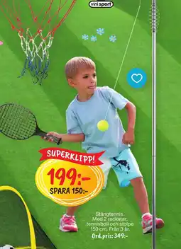 Leklust Stångtennis. Med 2 racketar erbjuda