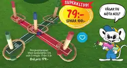 Leklust Ringkastarspel. Med spelplatta erbjuda