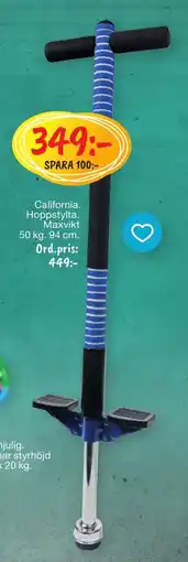 Leklust California. Hoppstylta. erbjuda