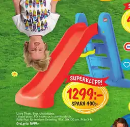 Leklust Little Tikes. Stor rutschbana. erbjuda