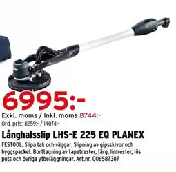 Optimera Långhalsslip LHS-E 225 EQ PLANEX erbjuda