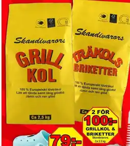 Mycket Mer Grillkol & Briketter Skandinavors erbjuda
