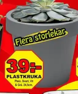 Mycket Mer Plastkruka erbjuda