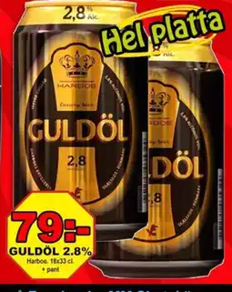 Mycket Mer HARBOE Guldöl 2.8 % erbjuda