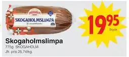 Matöppet Skogaholmslimpa erbjuda