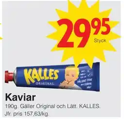 Matöppet Kaviar erbjuda