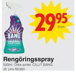 Matöppet Rengöringsspray erbjuda
