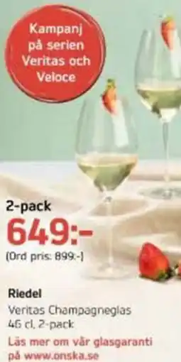 Önska Riedel erbjuda