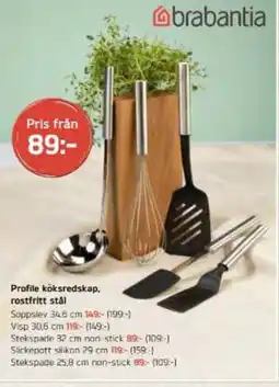 Önska Profile köksredskap, rostfritt stål erbjuda