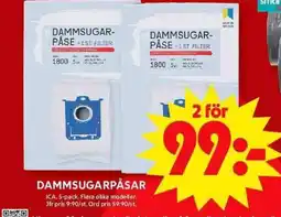 ICA Maxi Dammsugarpåsar erbjuda