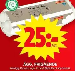 ICA Maxi Ägg, frigående erbjuda