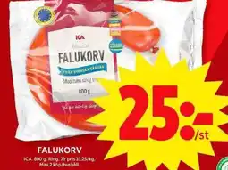 ICA Maxi Falukorv erbjuda
