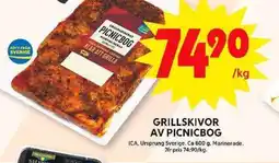 ICA Maxi Grillskivor av picnicbog erbjuda
