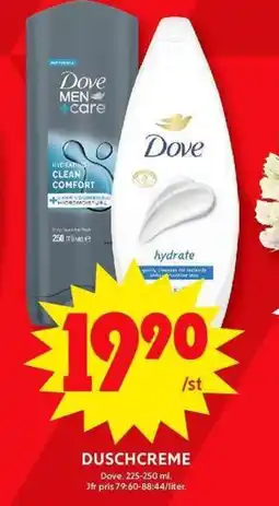 ICA Maxi DOVE Duschcreme erbjuda