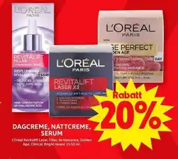 ICA Maxi Dagcreme, nattcreme, serum erbjuda