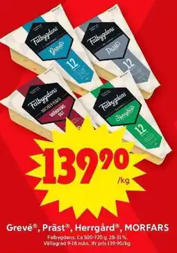 ICA Maxi Grevé, präst, herrgård, morfars erbjuda