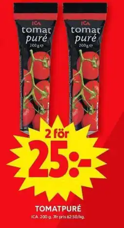 ICA Maxi ICA Tomatpuré erbjuda