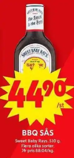 ICA Maxi SWEET BABY Bbq sås erbjuda