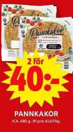 ICA Maxi ICA Pannkakor erbjuda