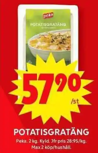 ICA Maxi Potatisgratäng erbjuda