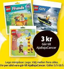 ICA Maxi LEGO Minipåsar erbjuda