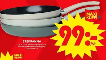 ICA Maxi Stekpanna erbjuda