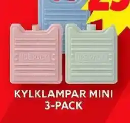 ICA Maxi Kylklampar mini 3-pack erbjuda
