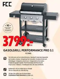 ICA Maxi Gasolgrill performance pro 3.1 erbjuda