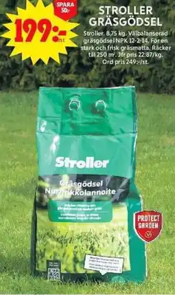 ICA Maxi Stroller gräsgödsel erbjuda