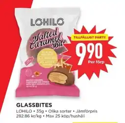 Willys LOHILO Glassbites erbjuda